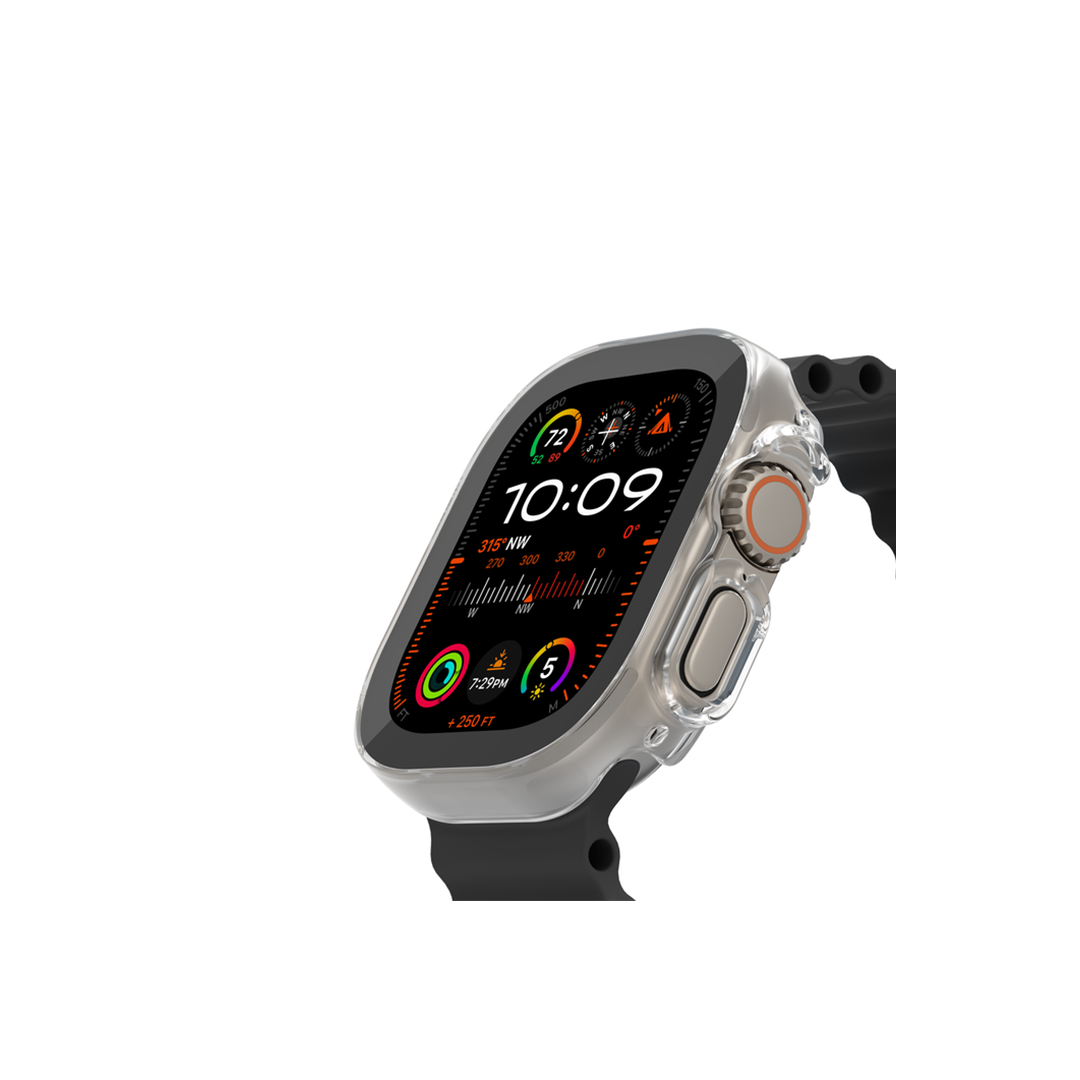واقي شاشة معالج 2 في 1 من Belkin ScreenForce TemperedCurve + ممتص للصدمات لساعة Apple Watch Ultra/Ultra 2 واقي شاشة معالج 2 في 1 من Belkin ScreenForce TemperedCurve + ممتص للصدمات لساعة Apple Watch Ultra/Ultra 2